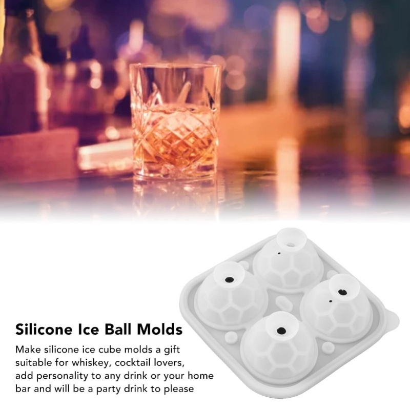 แม่พิมพ์น้ำแข็งซิลิโคน 2 ชิ้น  - Ice Mold Sphere บทวิจารณ์และราคา