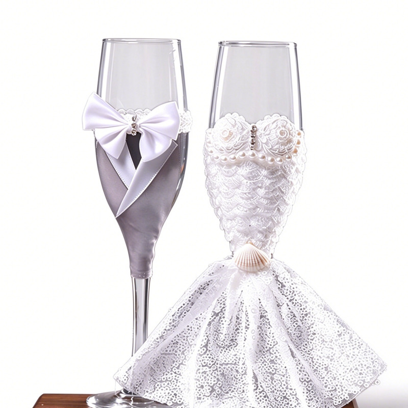 ชุดแก้วแชมเปญสำหรับงานแต่งงาน  - Home Bar Set บทวิจารณ์และราคา
